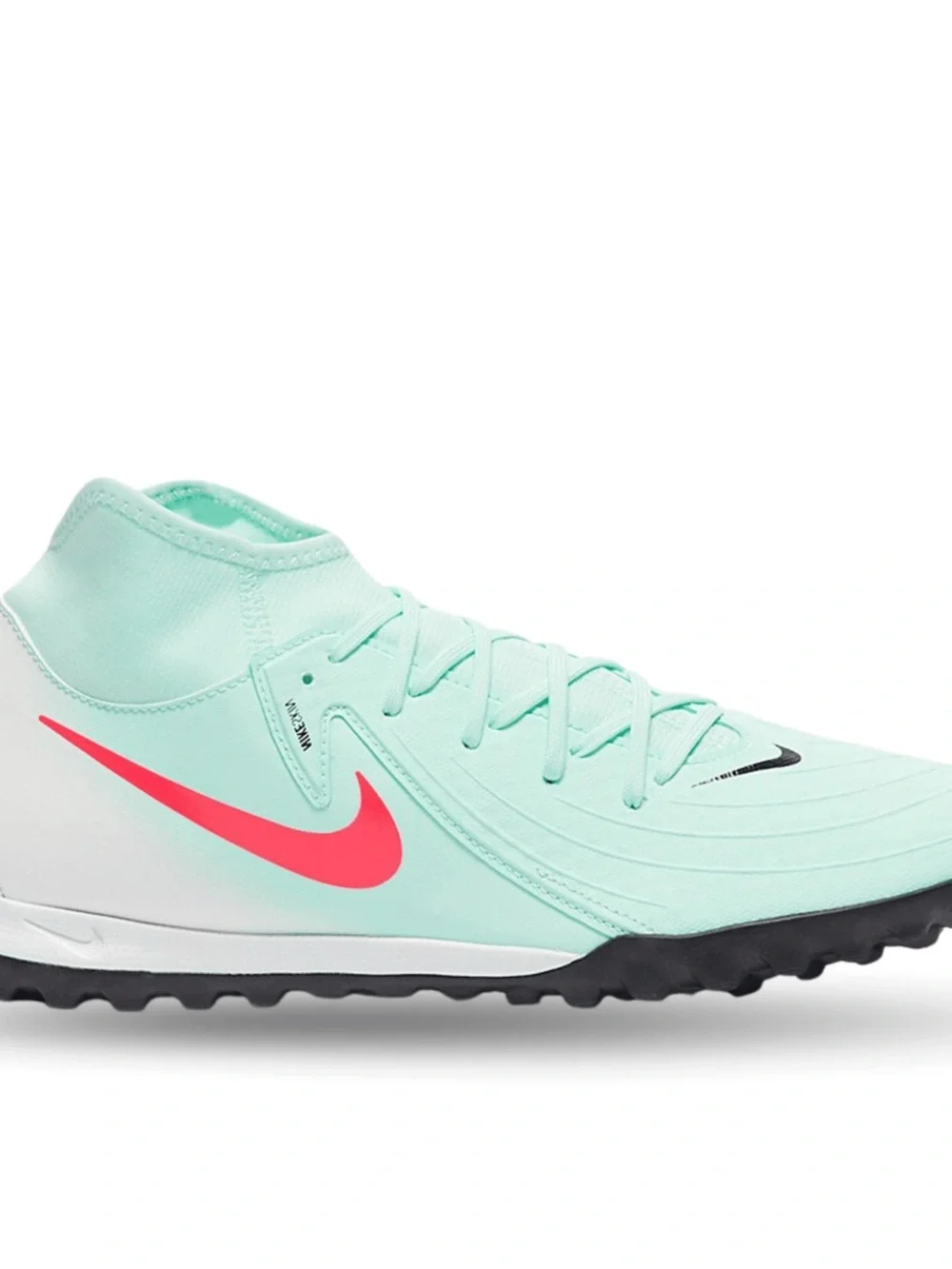 Brand New Nike Phantom Luna II Academy Turf Soccer Shoes (Mint/Atomic Red)